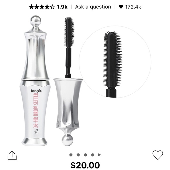 Benefit Cosmetics 24-Hr Brow Setter Clear Eyebrow Gel - Picture 3 of 3